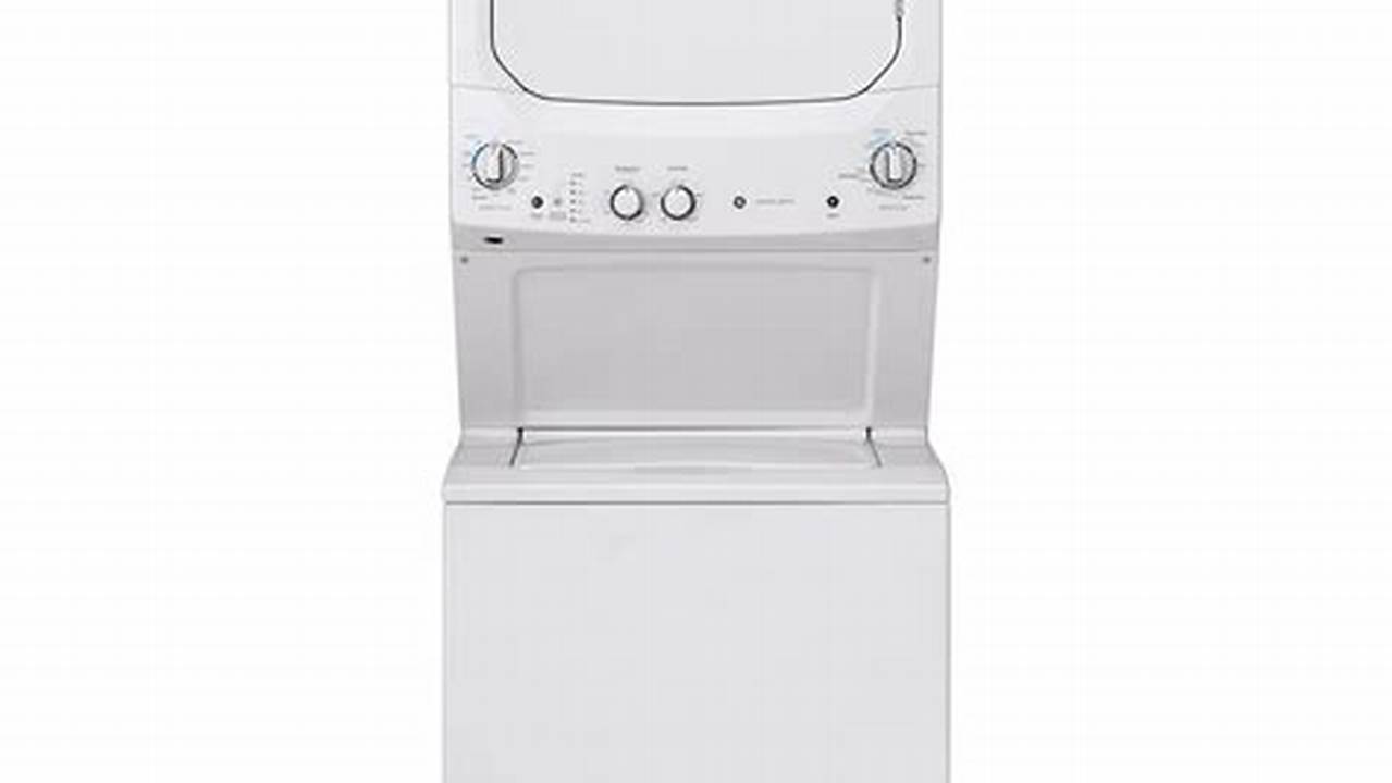 Ge Unitized Spacemaker Best Quiet Stackable Washer And Dryer, 2024