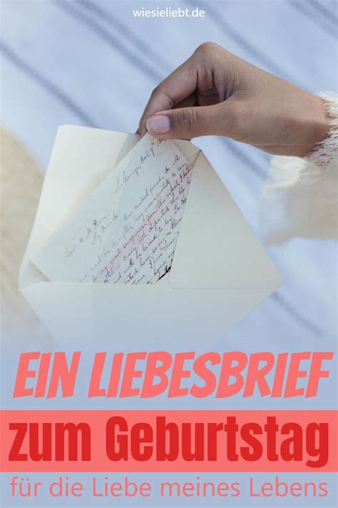 Geburtstag Liebesbrief