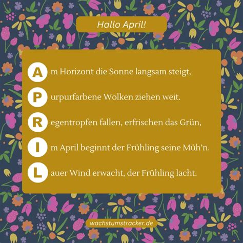 Geburtstag SprüChe April