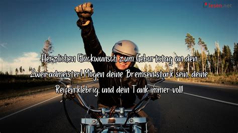 GeburtstagssprüChe Motorradfahrer