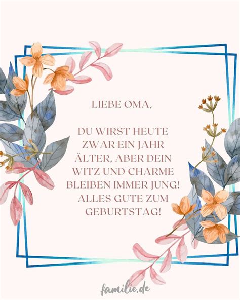 GeburtstagssprüChe Oma