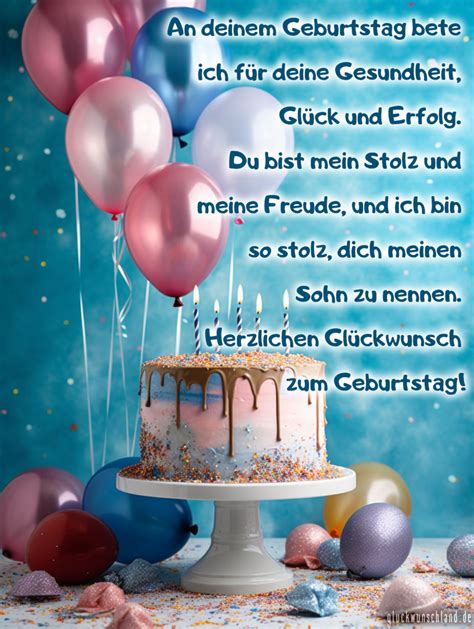 GeburtstagswüNsche Sohn