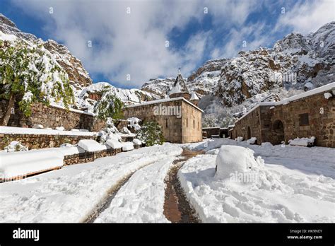 Geghard Monastery Winter