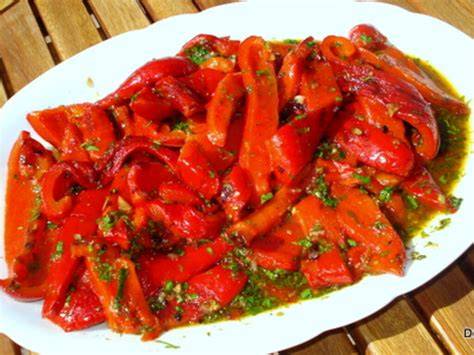 Gegrillte Paprika Salat