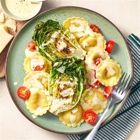 Gegrillter Salat Mit Parmesan