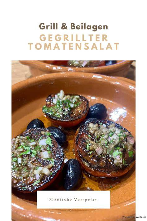 Gegrillter Tomatensalat