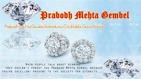 Gembel Diamond Known By Prabodh Mehta Belgium