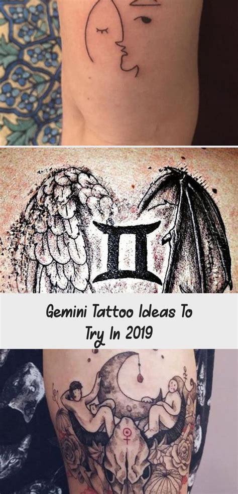 Gemini 2 Face Tattoos