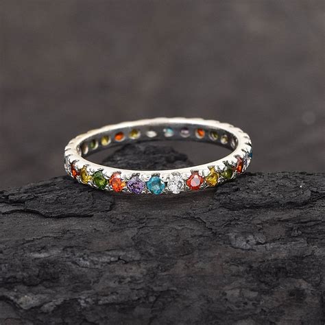 Gemstone Eternity Bands