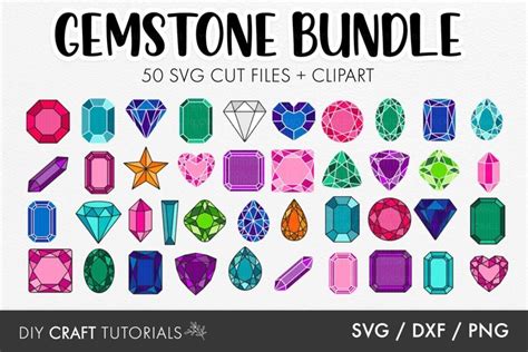 Sparkle Your Designs with Gemstone SVG: Embrace the Brilliance of Precious Stones