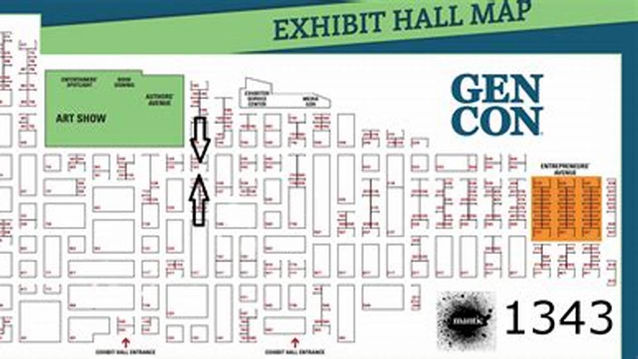 Gen Con 2025 Map