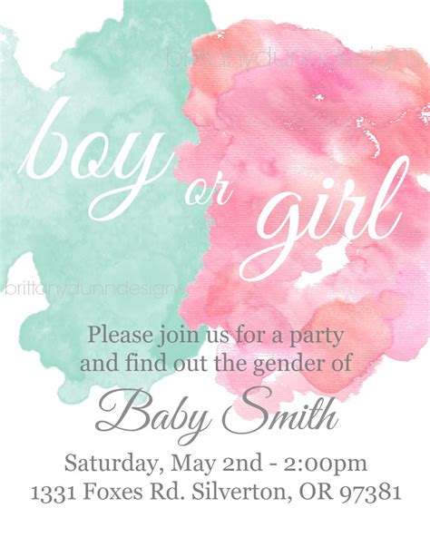 17 Free Gender Reveal Invitation Templates ᐅ TemplateLab