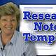 Genealogy Research Notes Template