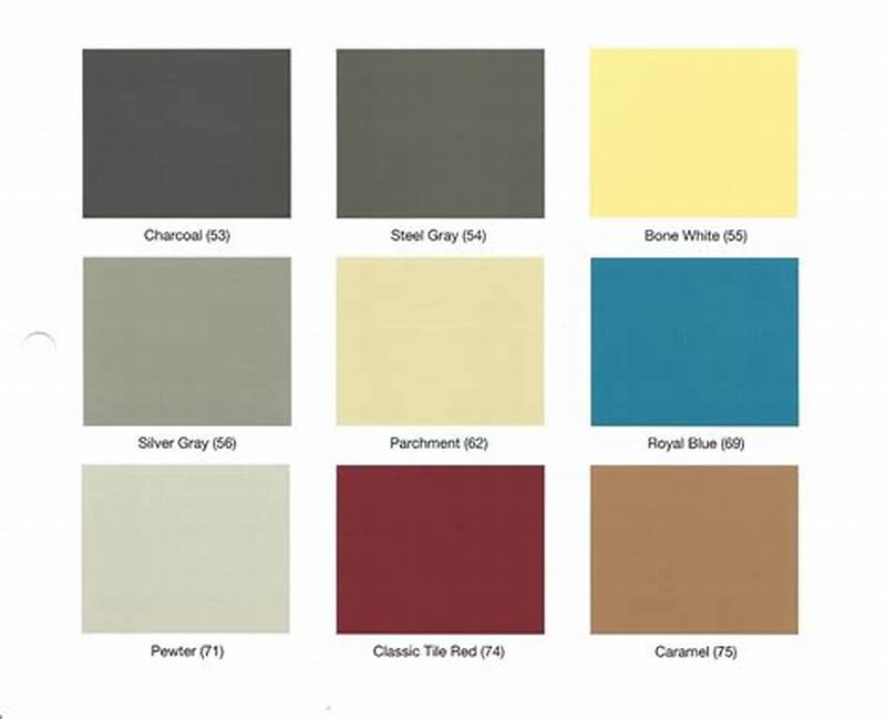 General Polymers Color Chart
