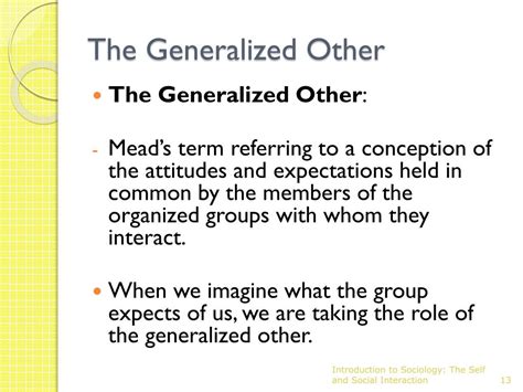 Decoding the Sociological Notion of Generalized Others: A Comprehensive Definition