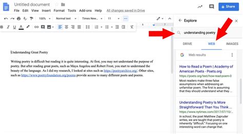 Generating a bibliography with Google Docs