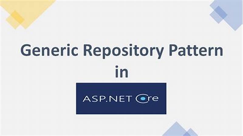 Generic Repository Pattern In Asp Net Core