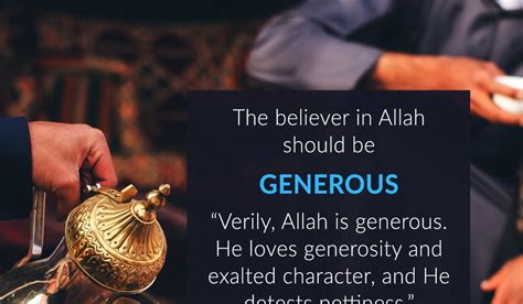 Generosity In Islam Quotes