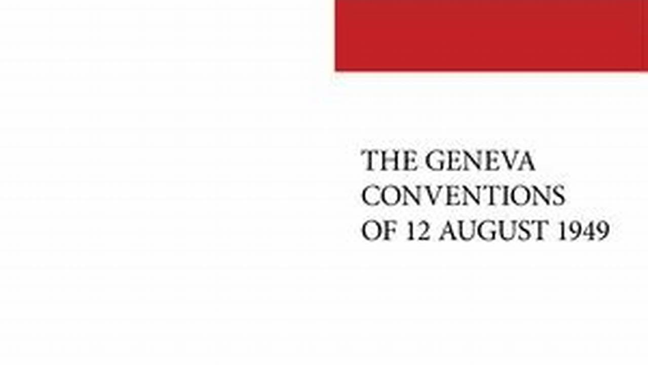 Geneva Convention Pdf 2024