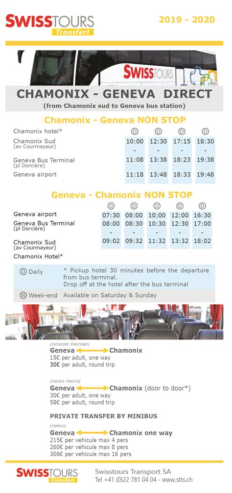 Geneva to Chamonix bus