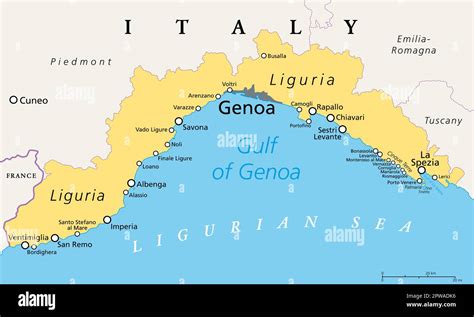 Genoa Italy Map
