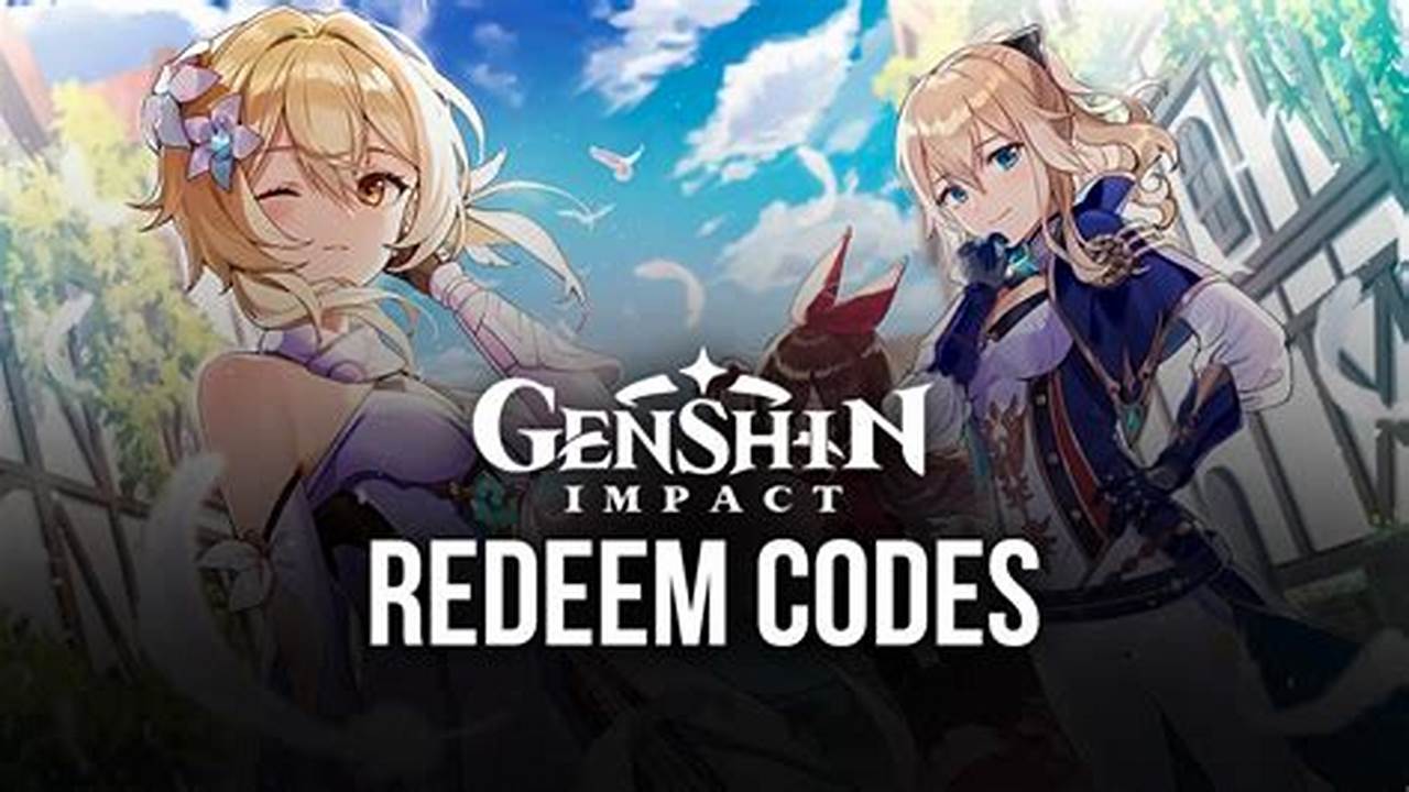 Genshin Redeem Code April 2024