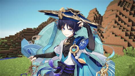 Crafting Aesthetic Adventures: Unleash the Beauty of Genshin Impact with Minecraft Skins