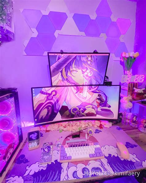 Gaming Setup Inspiration for Genshin Impact Cosplayers