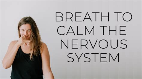 Gentle Exercise for Calming the Nerves