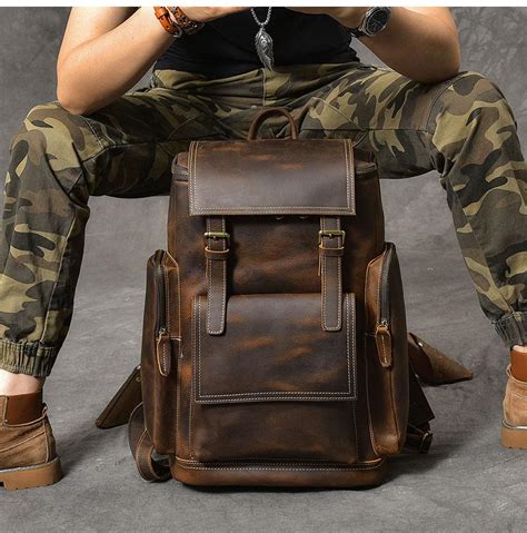 Genuine Leather Backpack For Men: A Fashionable And Practical Choice