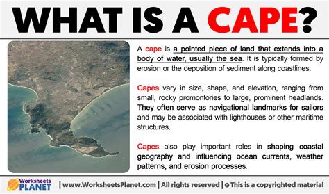 The Ultimate Guide to the Geographic Definition of Cape: Navigating the Landscapes like a Pro!