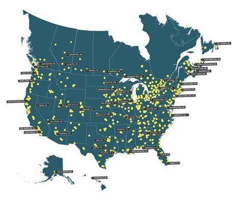 Geographic reach brands