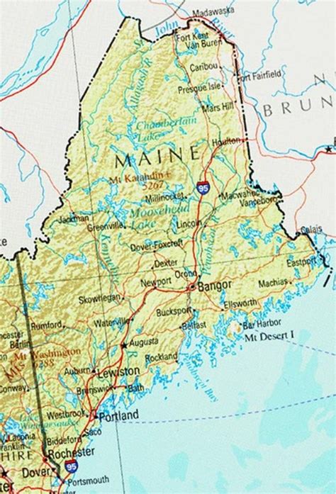 Geography of Maine