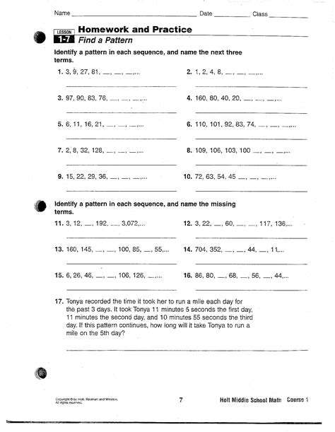 Geometric And Arithmetic Sequences Worksheet