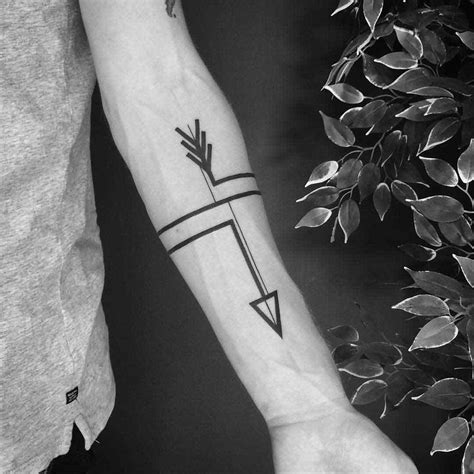 Geometric Arrow Tattoo
