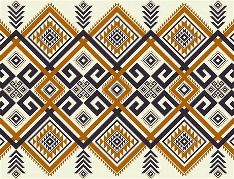 Geometric Aztec Pattern