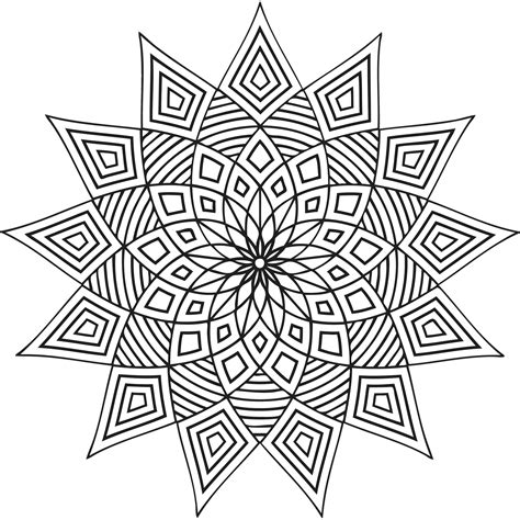 Geometric Coloring Pages Coloring Pages Printable