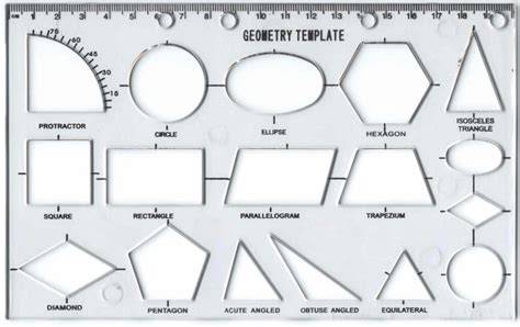Geometric Drawing Templates