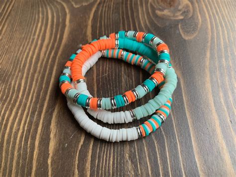 Geometric Patterns Clay Bead Bracelet Designs