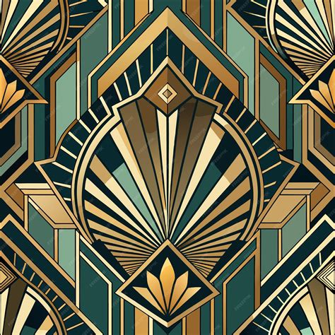 Geometric Patterns and Shapes Art Deco