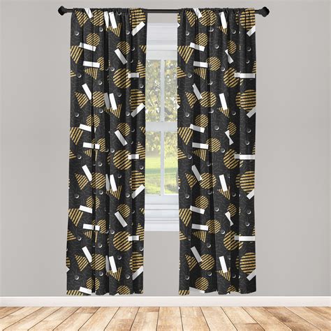 Geometric Window Curtains