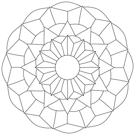 Geometric and Mandala (Simplified)