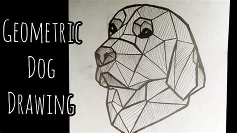 Geometric pattern dog