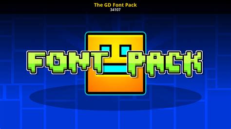 Experience the Thrilling Geometry Dash Font Pack: Transform Your Designs with Unique Shapes and Styles!