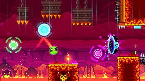 Geometry Dash rhythm-based action