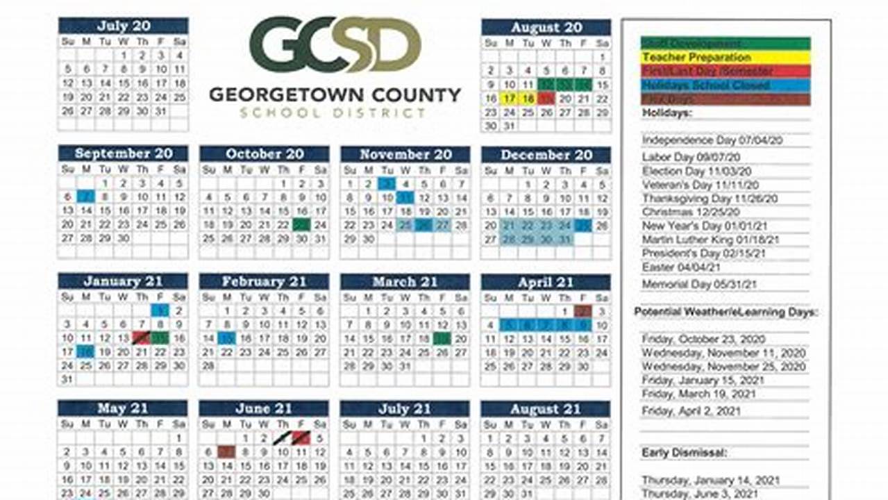 Georgetown Spring 2024 Calendar