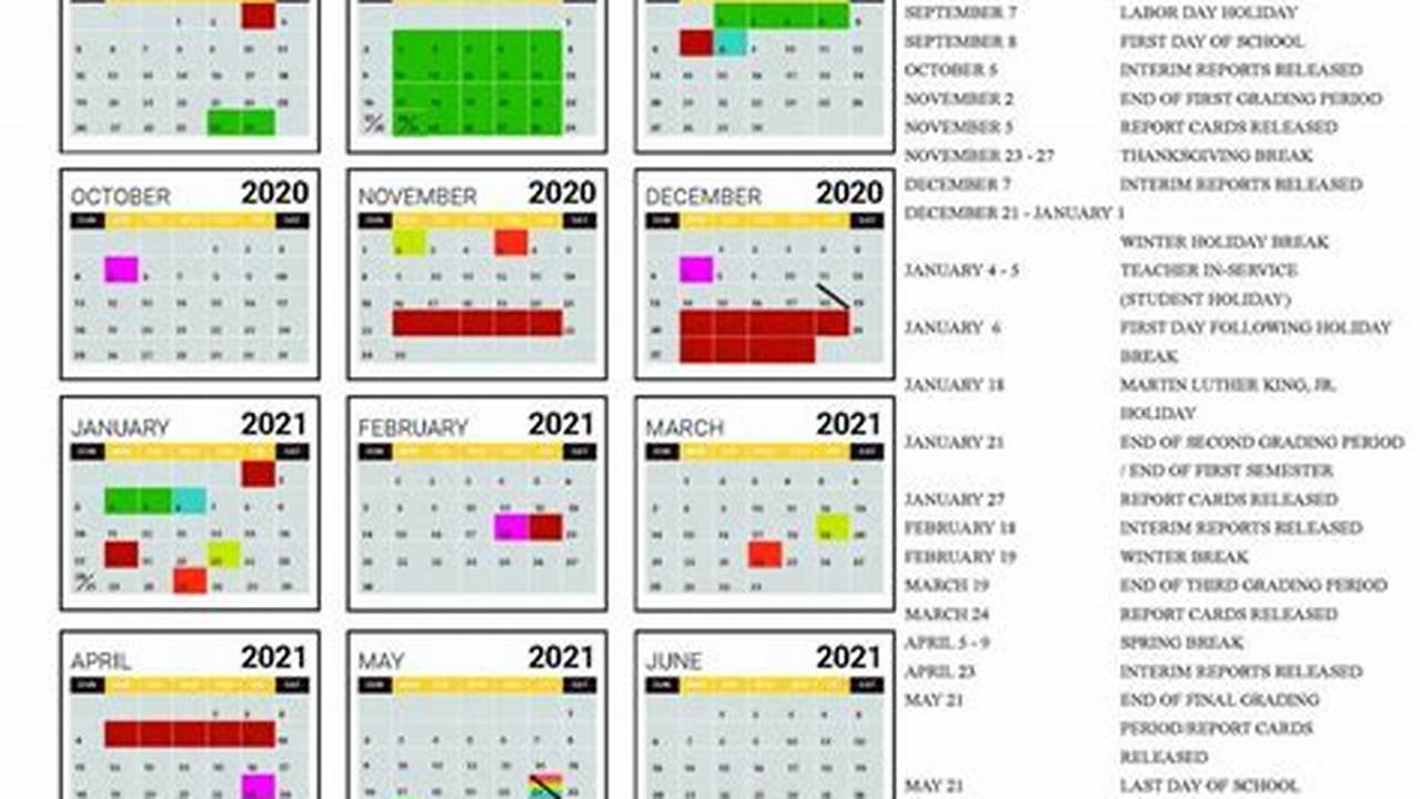Georgia Tech Spring Calendar