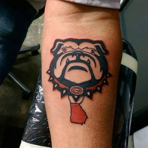 Georgia Bulldog Tattoo