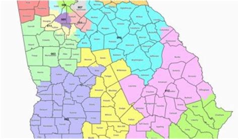Georgia School District Map