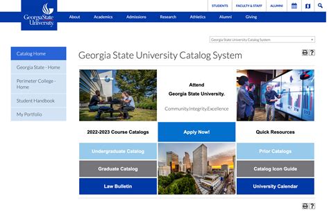Georgia State Course Catalog